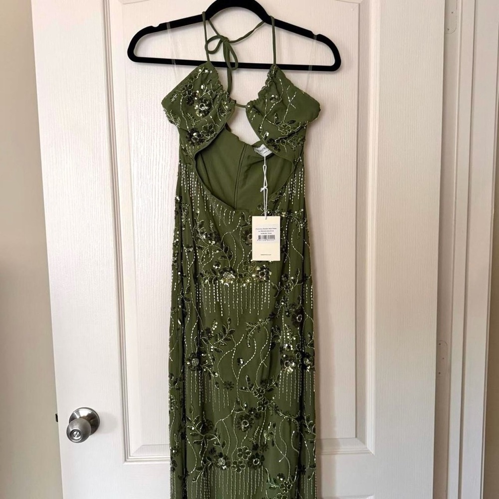 NWT ✨ Peppermayo Phoenicia beaded maxi dress in size 4